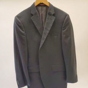 Peter millar black soft wool blazer